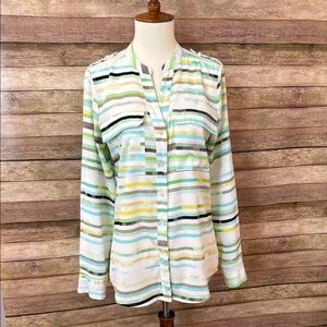Calvin Klein striped blouse